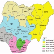 Figure 1: Map of Nigeria showing the 36 states & the FCT Source (10)