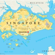 Figure 1 Map of Singapore (Furian, 2015)